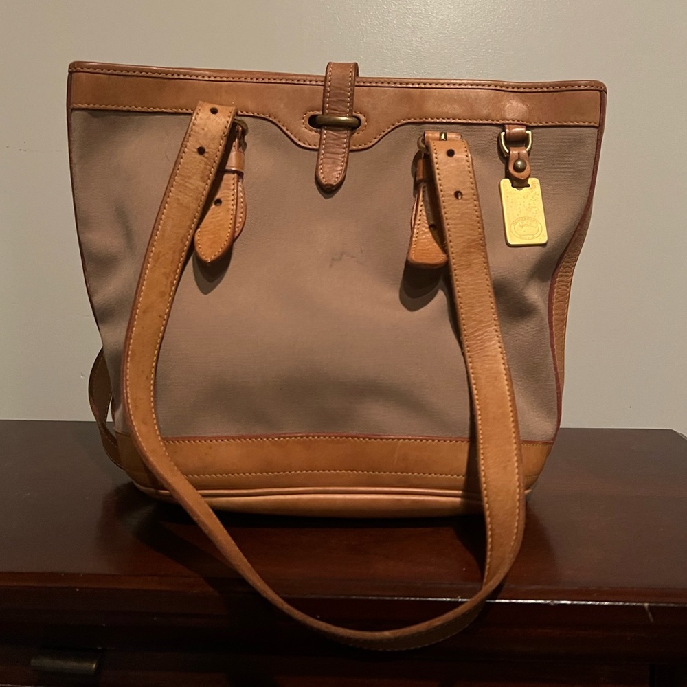 Canvas Dooney & Burke Shoulder tote